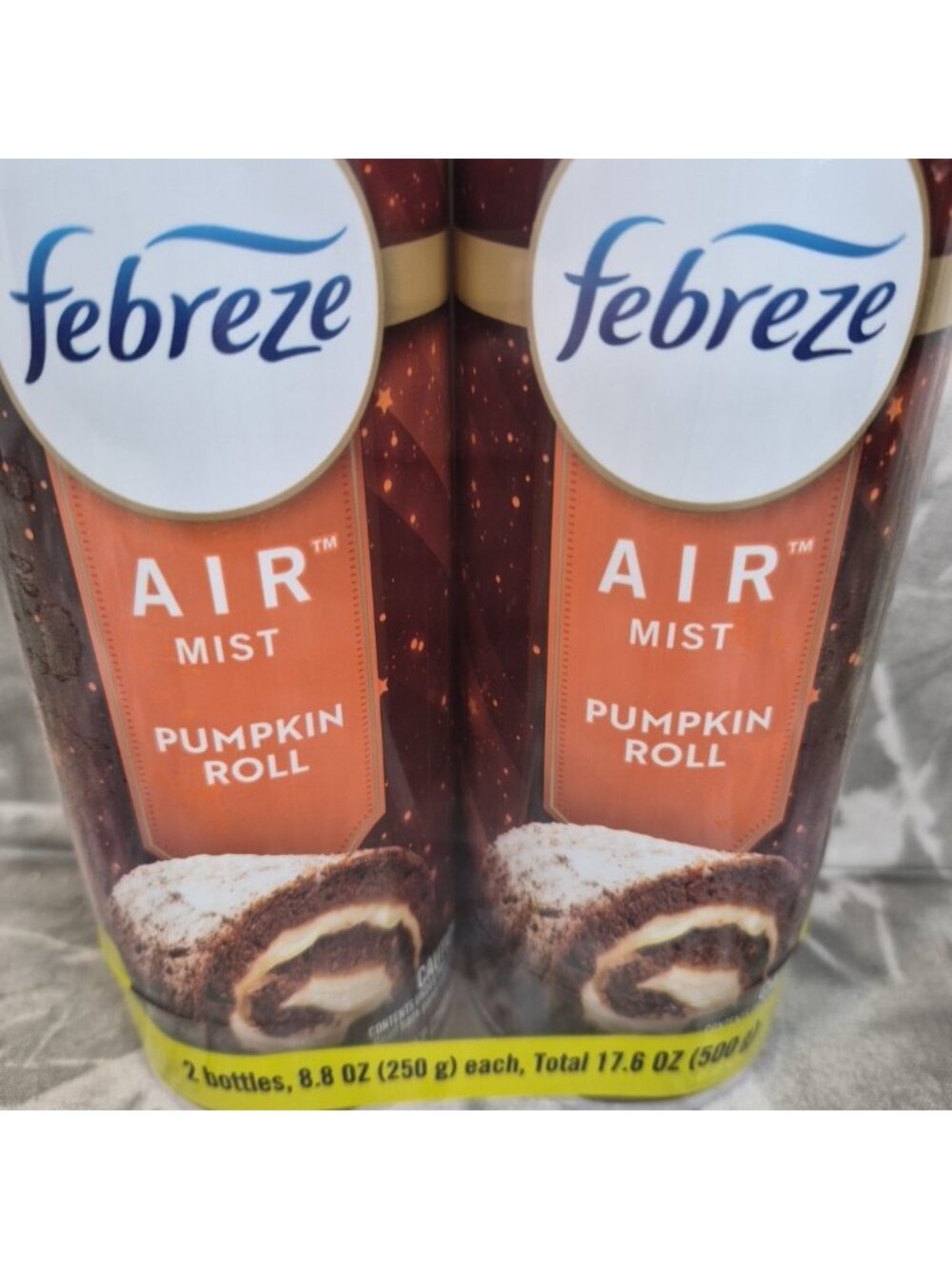 Febreze Air Mist Odor-Fighting Air Freshener Pumpkin Roll, 8.8 oz. 2 Pack - Picture 2 of 5